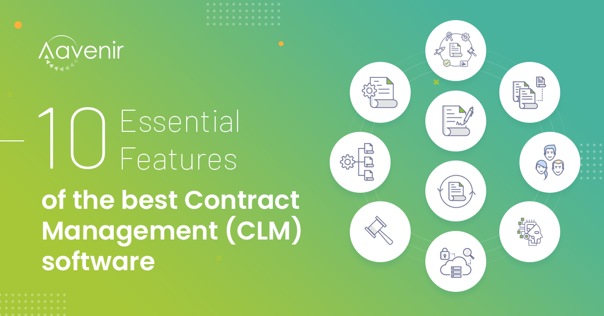10 Contract Management Software Features