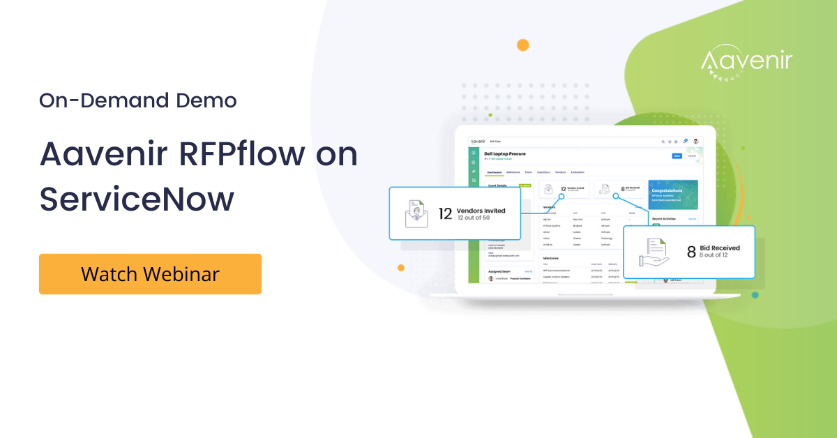 RFP Debrief 2 Aavenir-RFPflow-request-for-proposal-automation-Software-e-sourcing-source-to-contract-on-servicenow