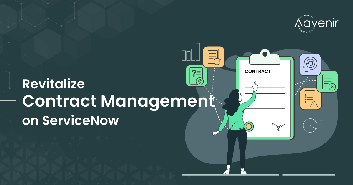 revitalize contract management on servicenow