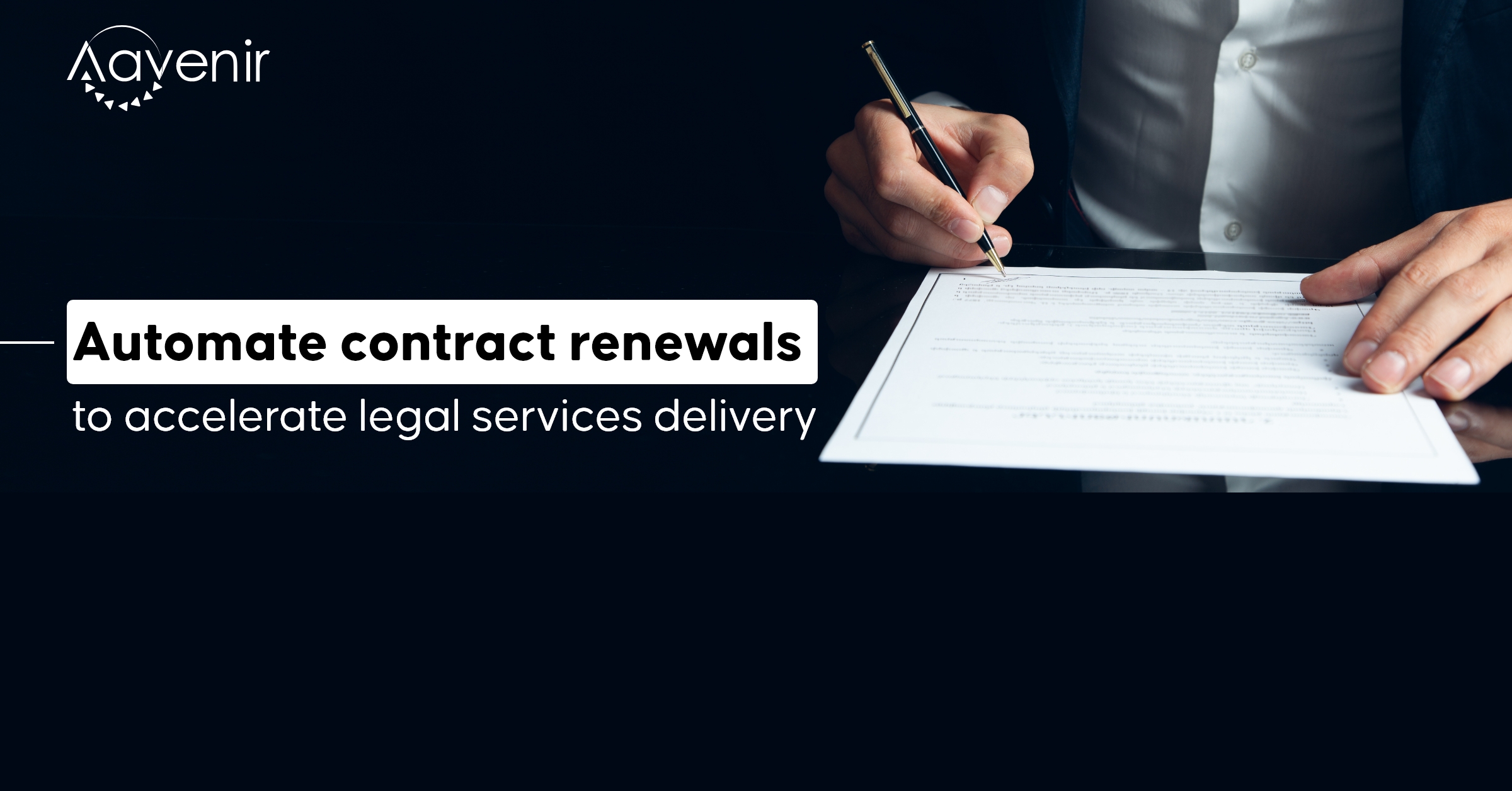 Automate contract renewals to accelerate legal services delivery