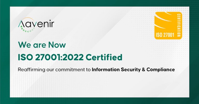 Aavenir ISO 27001:2022 Certification