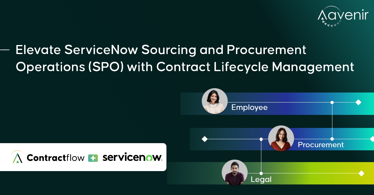 ServiceNow SPO connectivity with Aavenir Contractflow
